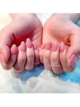 リッシュ ドゥ(RICHE deux)/つるん夏ピンクネイル