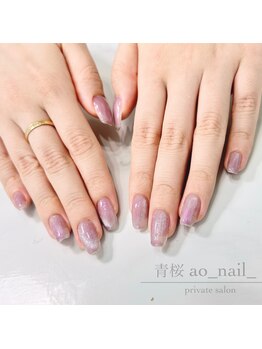 アオネイル(青桜 ao_nail_)/《人気No.1》マグネットネイル