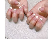 アトリエ グリッター(atelier glitter)/上品フレンチネイル