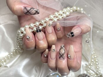 アンジュ(Ange)/【Miyu】チェックリボン