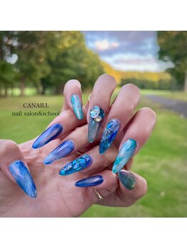 カネイル(CANAILL)/ブルー系ネイル