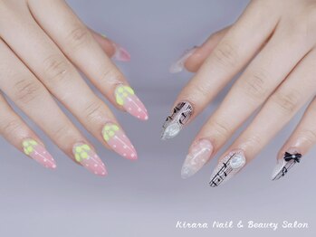 キララ(Kirara)/イチゴネイル、おんぷネイル