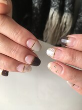 ディアネイル(Dear Nail)/ハーフフレンチネイル