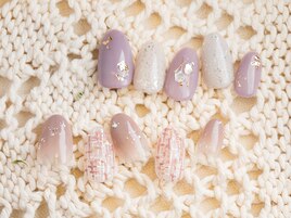 くすみカラーネイル