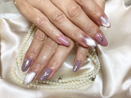 ダブルで楽しむナチュラルカラー