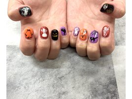 ハロウィンネイル