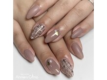 ネイルサロン アニーアンドジーノ シド(NAIL SALON Annie&Gino shido)/ピンクブラウンネイル