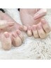 【ちゅるん美爪♪】シアーオーロラワンカラー ¥4300 ※6/30までは旧価格¥4000