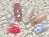 【ハンドジェル★シンプルアート★】　≪フィルイン対応≫￥8800円