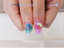 リオッサ オブ ラグーン(RIOSSA of Lagoon)/クリアリングｘ氷ネイル