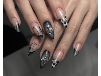 ホランイネイル(HORANGI NAIL)の写真/こんなサロンが天王寺に!?難波や心斎橋に行かなくてもtrend韓国ネイル～海外パーツアート,個性派アートが◎