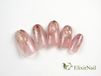 エリクサーネイル 新橋(Elixir Nail)/定額a シンプル/クーポン使用