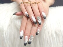 リームサロン 池袋店(LYYM SALON)/モノトーングラデーションネイル
