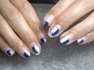 シンプル 塗りかけニュアンス