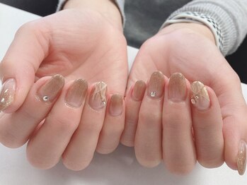 ラシェスキタモト (luscius kitamoto)/今月ネイルブラウン