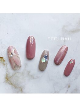 フィールネイル 天神橋店(feel nail)/くすみカラー/パウダー