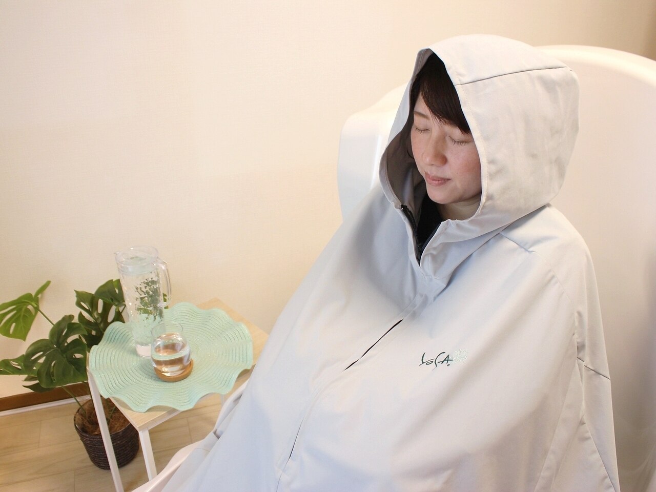 yosa ケープ　美品　ヨサ　ルルオン ヨサパーク ミリミリ 神戸岡本店(YOSA PARK mili mili
