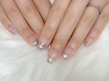 ネイルキュート アンド クールラッシュ 亀有店(nailcute & CoolLash)/光輝マグネットフレンチ