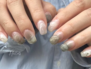 エクラス 銀座(Heclats)/ニュアンスネイル/春ネイル