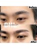 【ご新規様】眉WAX脱毛＋眉カット＋間引き付き（眉毛の濃さ調整）30分