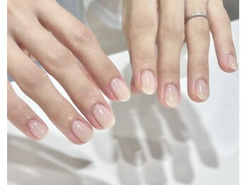 ローランリム(LORAN Lim)/自爪風ホワイトネイル