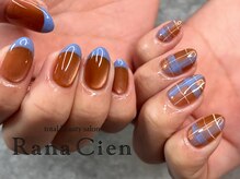 ヘアーアンドエステティック ラナシエン(hair&esthetic Rana Cien)/マグネット&チェックネイル