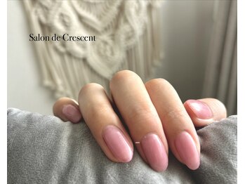 サロン ド クレセント(Salon de Crescent)の写真/薄い爪やダメージが気になる方に◆爪の負担を抑えたパラジェル使用◎丁寧ケア/初回オフ無料◎フィルイン