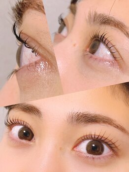 ビオ メゾン(BIO MAISON eyelash&eyebrow)の写真/一重や短いまつ毛のお悩みも解消★豊富なロッドから厳選し、自まつ毛を活かした絶妙なナチュラルカールへ♪