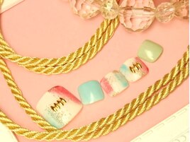 空色パステルフット