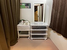 お着替えスペースも設けております。