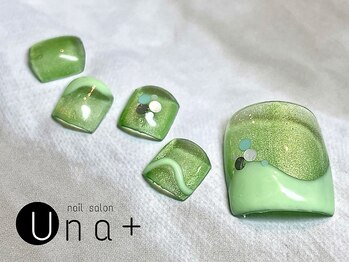 ネイルサロン ウナプラス(una+)/メロンソーダ