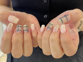 チェックリボン×パラジェル