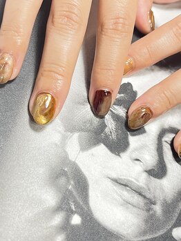 サロン ヌイ(salon NUI)/brown × gold