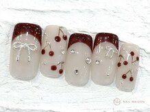 ネイルメゾン 池袋店(NAIL MAISON)/チェリーフレンチ￥9000