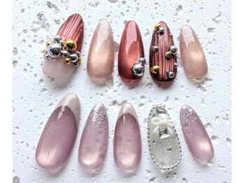 ジュネルの写真/[画像持込相談ok]とろとろマグネット新色入荷♪年始めは運気上昇Nailでスタート!感動の指先と楽しい時間を!