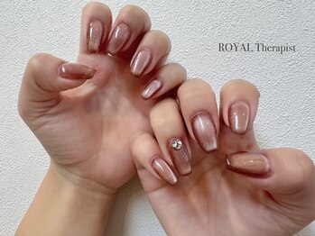 ロイヤルセラピスト 袋町店(Royal Therapist)の写真/【ネイル】ワンカラー＆ケア込み 他店ジェルオフ無料♪シンプル派に人気!美しく見せる丁寧な施術も魅力☆