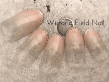 ウィスタリアフィールドネイル MONAD店(WISTARIA FIELD)/ラメライン　グラデーション