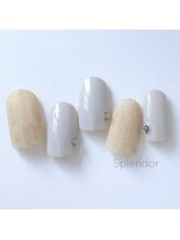 ネイルサロン スプレンダー(Splendor)/グレー×くすみブラウン