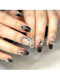 〈　黒グラデーション　〉