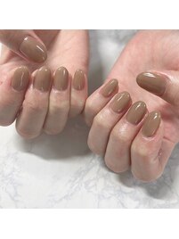 グレージュのワンカラー