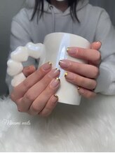 ミナミネイル(Minami Nails)/ミラーフレンチネイル＋￥6000