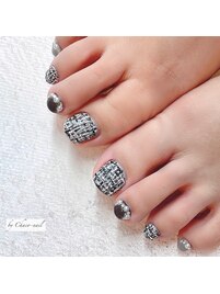 ツイードフットネイル