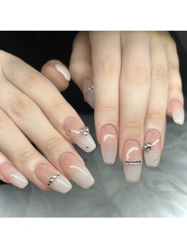 サン(sun)/gradation nail