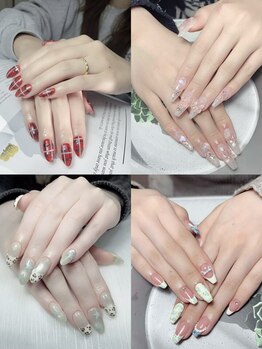 リナ(RINA)の写真/大人気マグネット/フラッシュネイルで手元に輝き♪カラー・パーツも豊富でお気に入りのデザインが見つかる