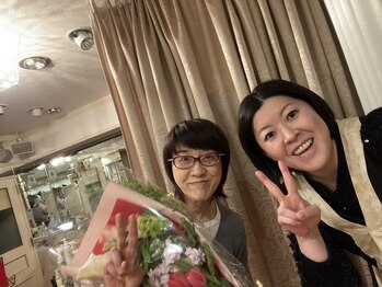 美容の宝石箱/【お祝】通われて10年還暦のT様