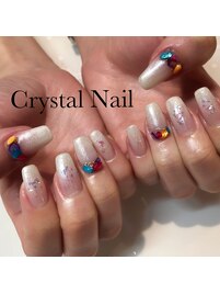 シャワーストーンネイル