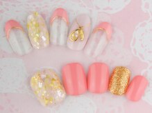 リアン(lien)/ハンド＆フットお揃いネイル