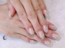 先端クリアホロネイル