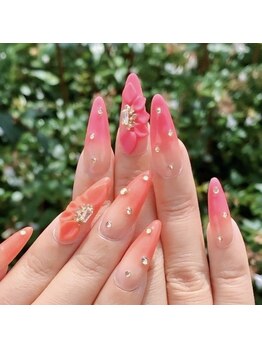 憧れ海外girl風ビビットネイル☆