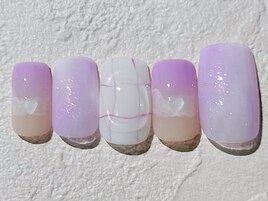 ニュアンスネイル　うねうね